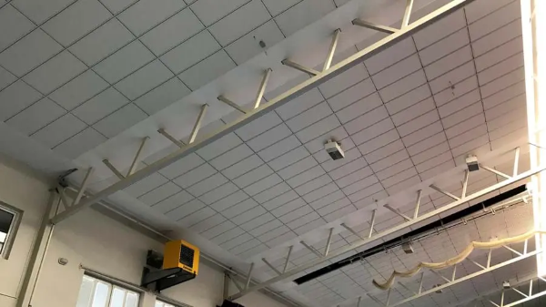 Acoustic renovation at Velka Bystrice sports hall, Czech Republic