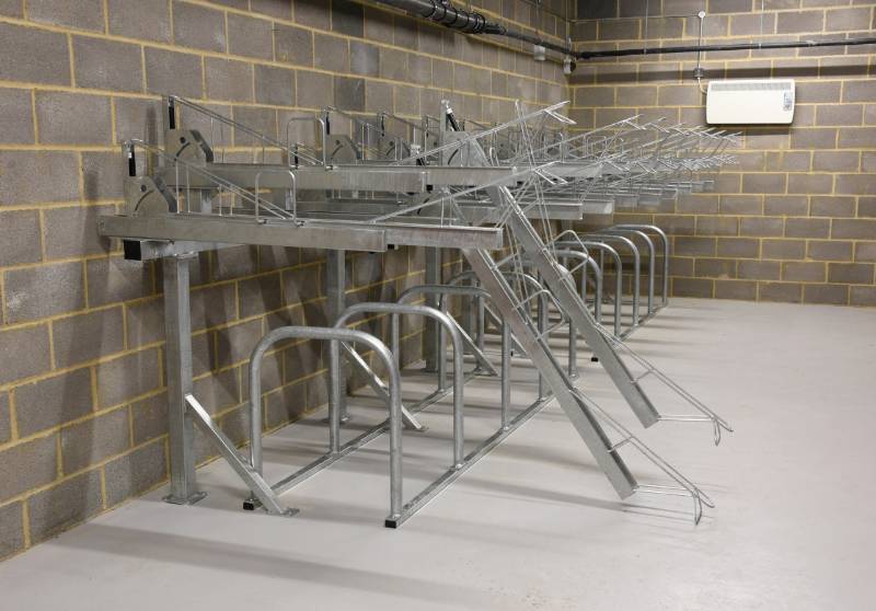 Easi Riser Two Tier Cycle Parking System