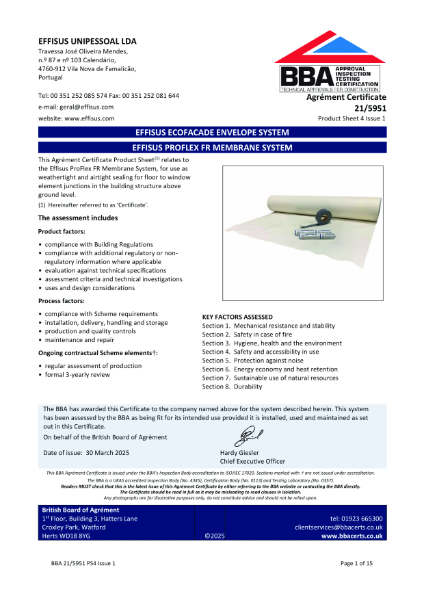 Effisus Ecofacade Envelope System