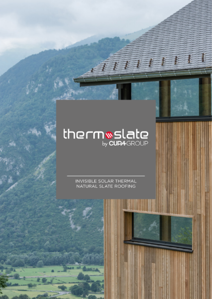 Thermoslate slate solar thermal collector