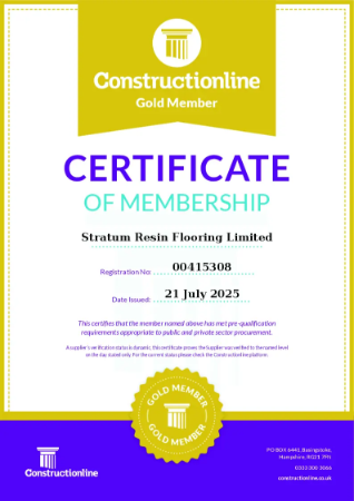 Constructionline Gold Certificate