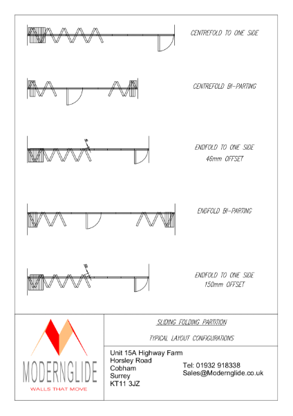 MG200 Typical Layout Configurations