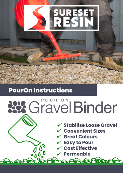 How to Use SureSet Resin PourOn Gravel Binder with Applicator Wand