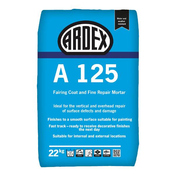 ARDEX A 125 Fine Finishing Render and Repair Mortar