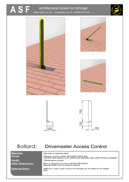 ASF RLBC Drivemaster Datasheet