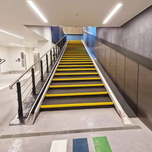 Automated Cycle Wheel Travelators Installed in the Heart of the City