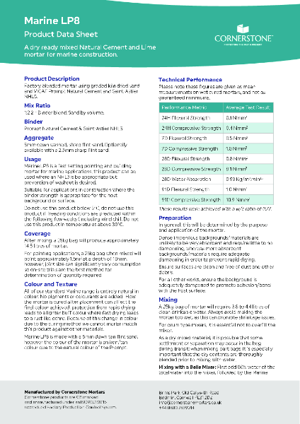 Marine LP8 - Product Datasheet