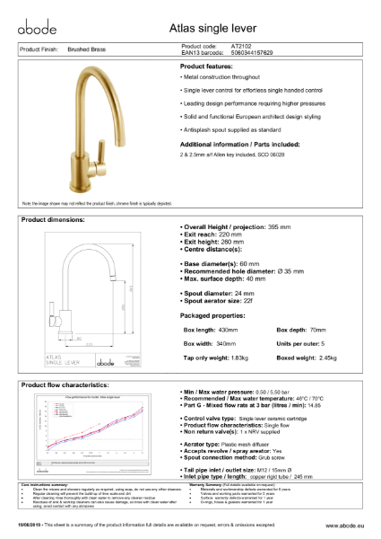 Pico Monobloc (Matt Black) - Consumer Specification