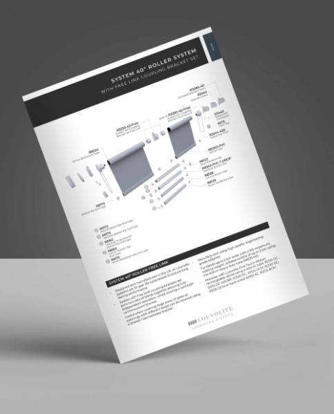 System 40® Coupling Bracket - Free link Technical Specification