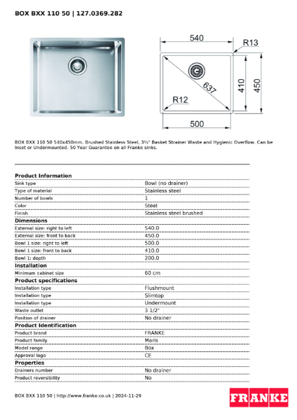 Product Sheet 127.0369.282