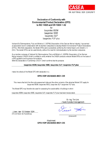 EPD - bauprotec SLP Lightweight Plinth and Tanking Render