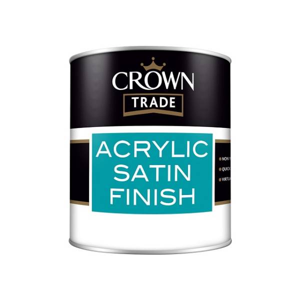 Crown Trade Acrylic Satin Finish