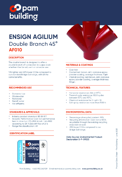 AF010 - Double Branch 45°