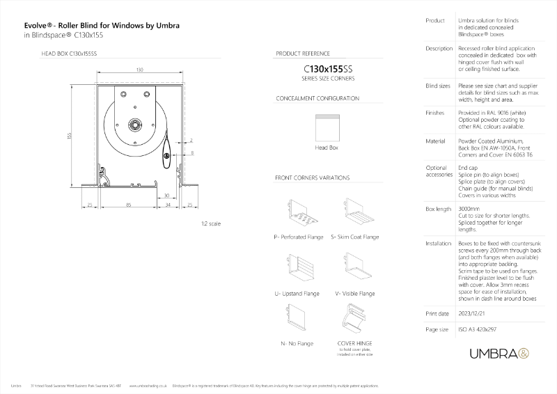 Evolve - C130x155 - Blindspace for Umbra