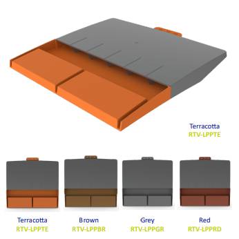 RTV-LPP | Low Profile Plain Roof Tile Vent