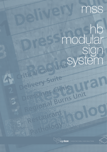 HB Modular Sign System