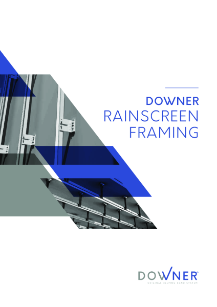 Downer Framing Rainscreen Framing Brochure