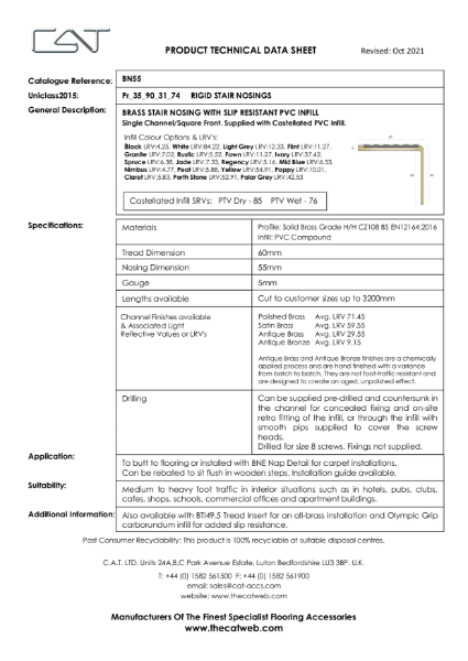 BN55 with Castellated PVC Datasheet