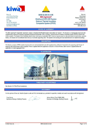 Sikatherm EPS BAW-22-262-S-A-UK