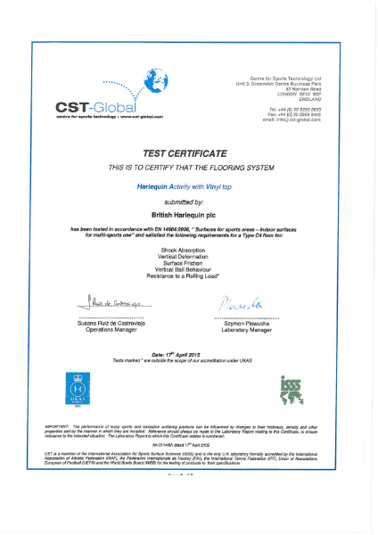 Certificate of Approval cdfa