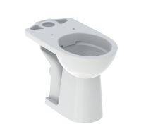 Geberit Selnova Comfort Floor-Standing WC For Close-Coupled Exposed Cistern, Washdown, Horizontal Outlet, Raised, Rimfree - Floor-standing WC Set