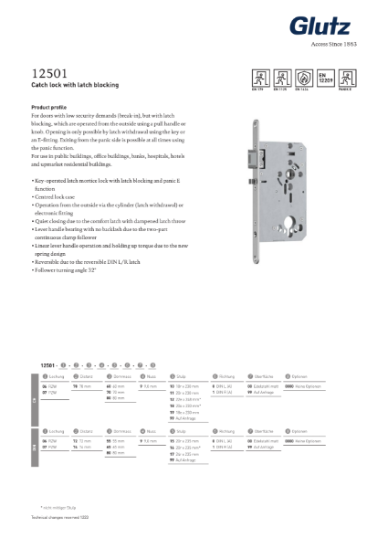 12501 Latch-Blocking PE