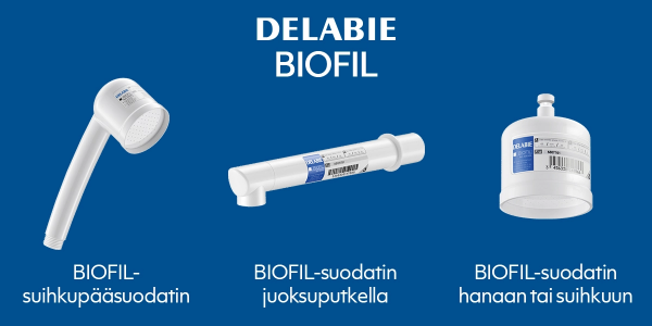BIOFIL-vedensuodatin – ratkaisu sairaaloihin