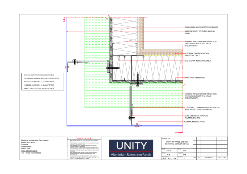 Unity A1 TF-04 Technical Drawing