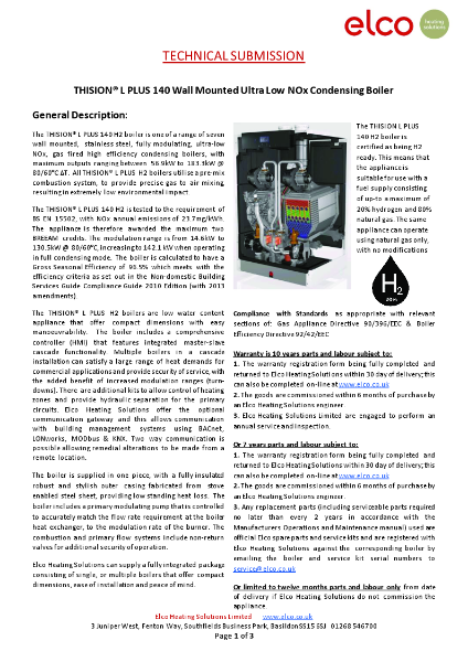 Technical Submission - THISION L PLUS 140 H2