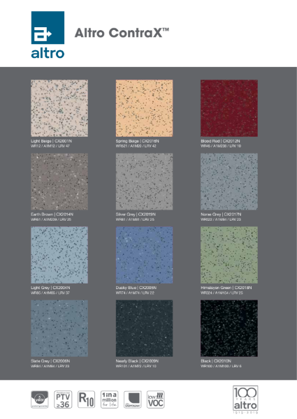 Altro ContraX Sample Card | NBS Source