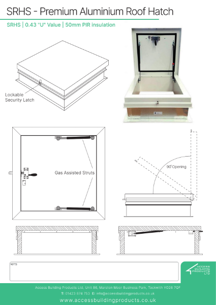 SRHS - Premium Steel Roof Hatch