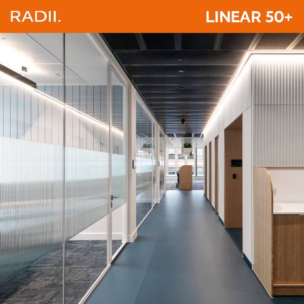 Linear 50 PLUS Single Glazed Partition System