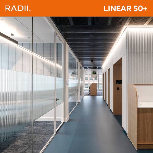 Linear 50 Plus Single Glazed 50mm Glass Partition System