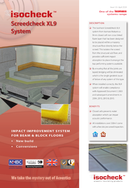 Isocheck Screedcheck XL9 (B&B) - Data Sheet v1.8