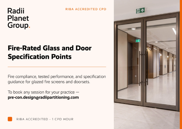 Fire-rated Glass and Door Specification Points