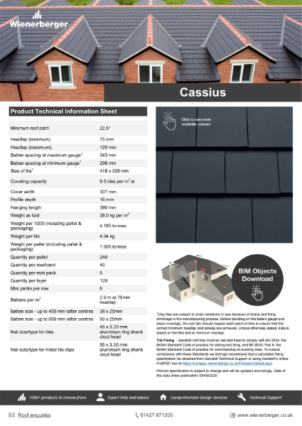 Cassius Tile Datasheet