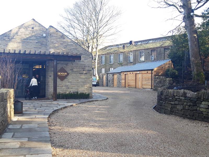 SuDS Permeable Paving - Attenuation Car Park, Sudspave, Devour, Holmfirth, UK