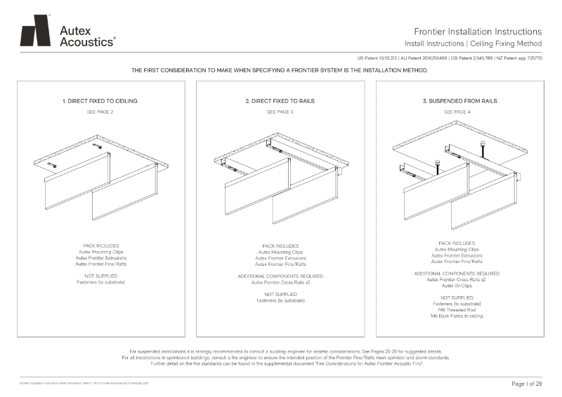 Frontier Install Instructions