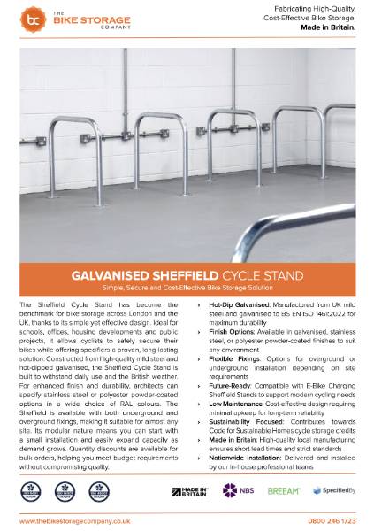 Sheffield Cycle Rack Specification Doc