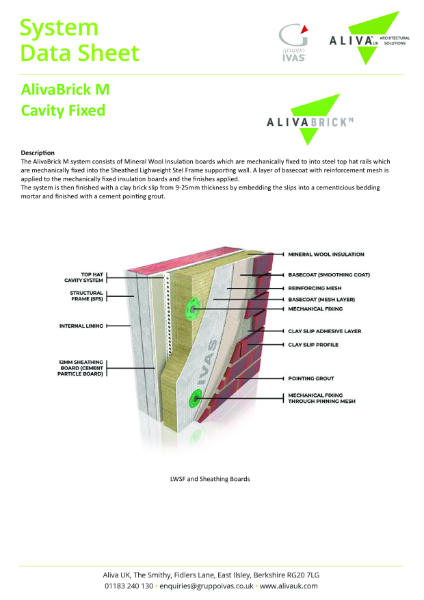 AlivaBrick M - Cavity Fixed