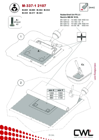 1 Monteringsanvisning - Sikkerhetsrekkverk