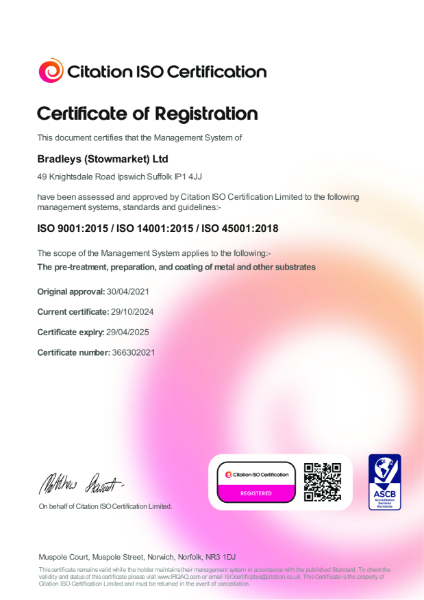 ISO Certificate