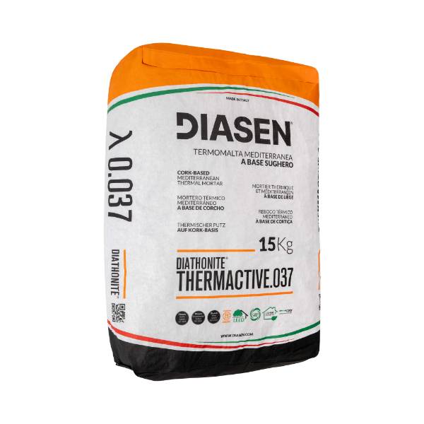 Diasen Diathonite Thermactive.037 insulating plaster - Cork/Lime Thermal Insulating Plaster