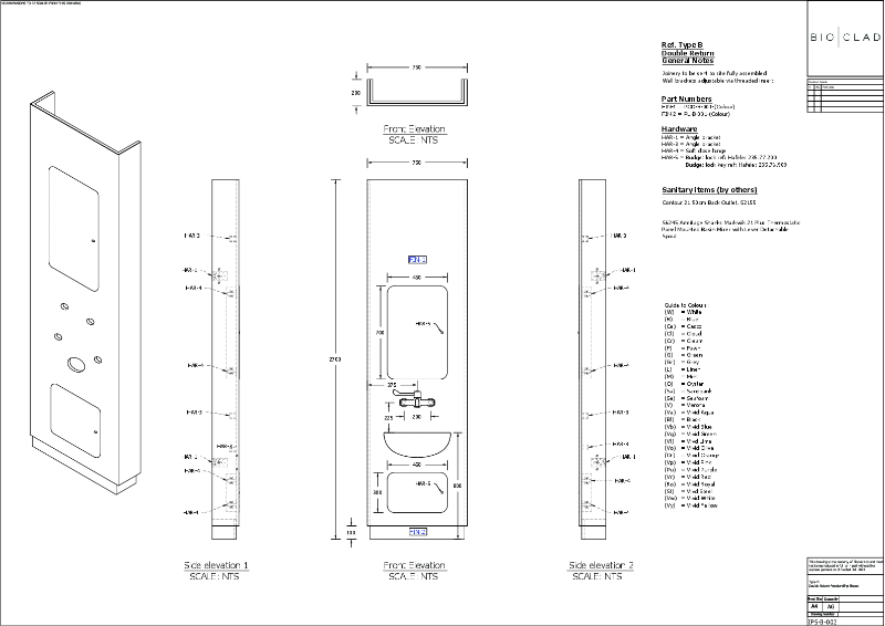 Biopod Type B Double Return Free Standing Unit