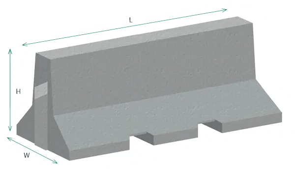 Jersey-Lite Barriers - Security/Safety Barrier