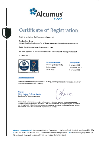 ISO 9001:2008 Certificate