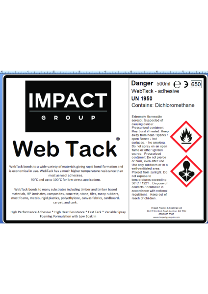 Impact Web Tack® 500ml COSHH Data