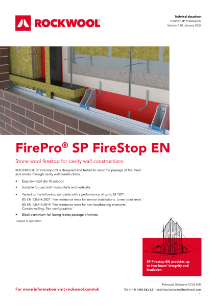 FirePro® SP FireStop EN Datasheet