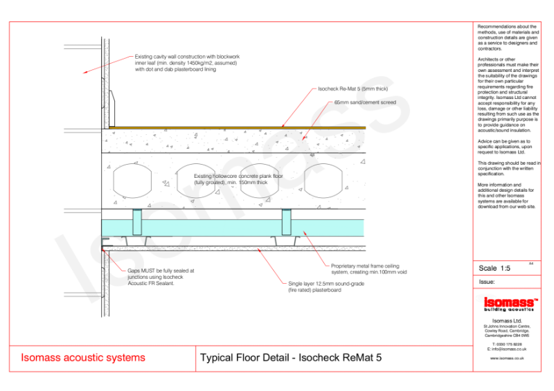 Typical Floor Detail - Isocheck ReMat 5