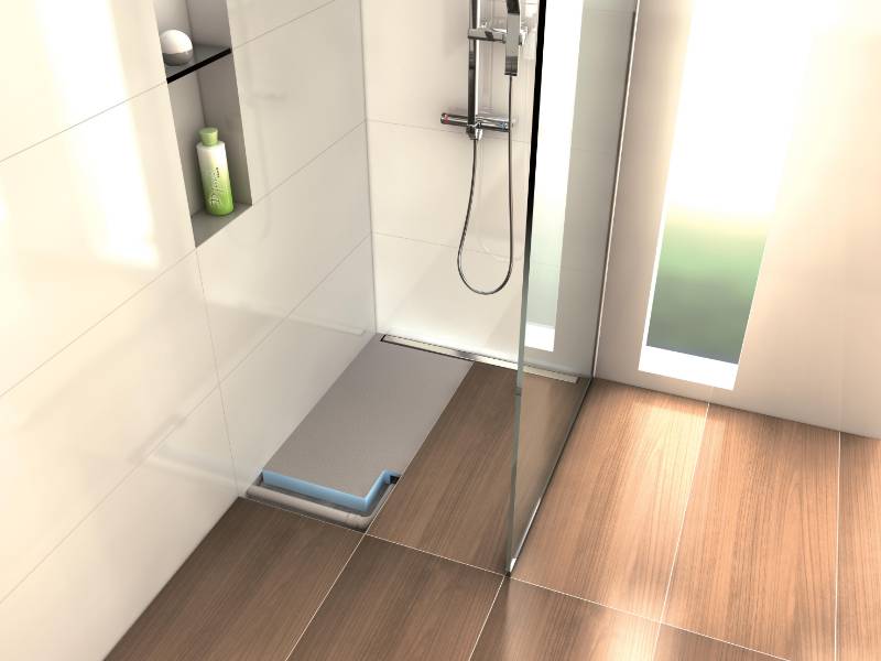 wedi Fundo Plano Linea - Shower tray former